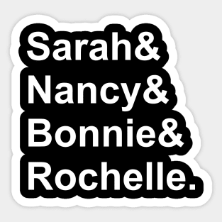 Witch Names Sticker